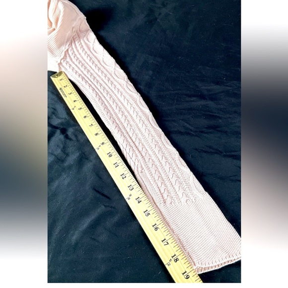 Lucky Brand Women’s Size XS Waffle Knit/ Cable Knit Sleeve Button Up Top - Picture 8 of 10